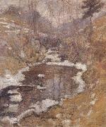 John Henry Twachtman Hemlock Pool oil painting artist